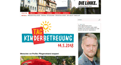 Desktop Screenshot of dielinke-harz.de